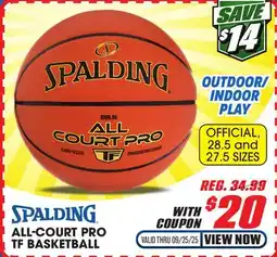 Big 5 Spalding All Court Pro TF Basketball offer