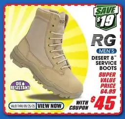 Big 5 Response Gear Desert 8 Men's Service Boots offer
