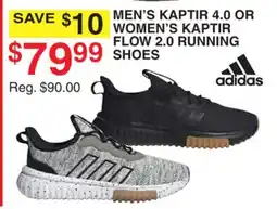 Dunham's Sports MEN'S KAPTIR 4.0 OR WOMEN'S KAPTIR FLOW 2.0 RUNNING SHOES offer