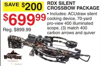 Dunham's Sports RDX SILENT CROSSBOW PACKAGE offer