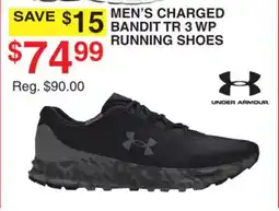 Dunham's Sports MEN'S CHARGED BANDIT TR 3 WP RUNNING SHOES offer