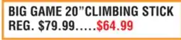 Dunham's Sports BIG GAME 20 CLIMBING STICK offer