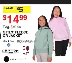 Dunham's Sports GIRLS' FLEECE OR JACKET offer