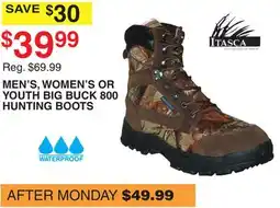 Dunham's Sports MEN'S, WOMEN'S OR YOUTH BIG BUCK 800 HUNTING BOOTS offer