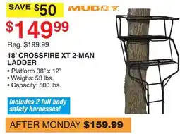 Dunham's Sports 18' CROSSFIRE XT 2-MAN LADDER offer