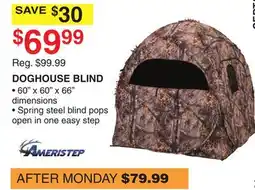 Dunham's Sports AMERISTEP DOGHOUSE BLIND offer