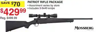 Dunham's Sports PATRIOT RIFLE PACKAGE offer