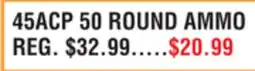 Dunham's Sports 45ACP 50 ROUND AMMO offer
