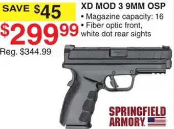 Dunham's Sports XD MOD 3 9MM OSP offer