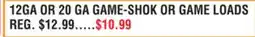 Dunham's Sports 12GA OR 20 GA GAME-SHOK OR GAME LOADS offer