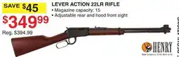 Dunham's Sports HENRY LEVER ACTION 22LR RIFLE offer