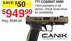 Dunham's Sports CANIK TTI COMBAT 9MM offer
