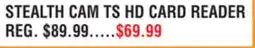 Dunham's Sports STEALTH CAM TS HD CARD READER offer