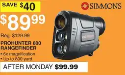 Dunham's Sports PROHUNTER 800 RANGEFINDER offer