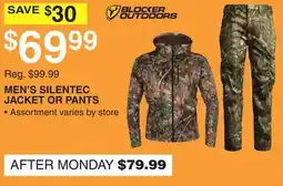 Dunham's Sports MEN'S SILENTEC JACKET OR PANTS offer