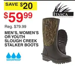 Dunham's Sports MEN'S, WOMEN'S OR YOUTH SLOUGH CREEK STALKER BOOTS offer