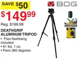 Dunham's Sports DEATHGRIP ALUMINUM TRIPOD offer