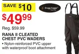 Dunham's Sports RANA II CLEATED CHEST PVC WADERS offer