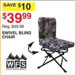 Dunham's Sports SWIVEL BLIND CHAIR offer