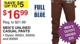 Dunham's Sports MEN'S UNLINED CASUAL PANTS offer