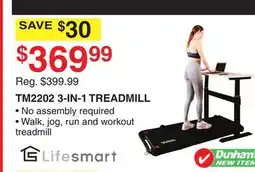 Dunham's Sports TM2202 3-IN-1 TREADMILL offer