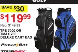 Dunham's Sports TPS 7000 OR TMAX 700 DELUXE CART BAG offer