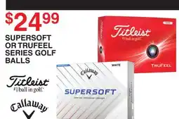 Dunham's Sports SUPERSOFT OR TRUFEEL SERIES GOLF BALLS offer