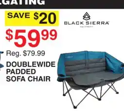 Dunham's Sports DOUBLEWIDE PADDED SOFA CHAIR offer