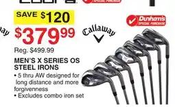 Dunham's Sports MEN'S X SERIES OS STEEL IRONS offer