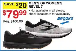 Dunham's Sports BROOKS MEN'S OR WOMEN'S REVEL 7 offer
