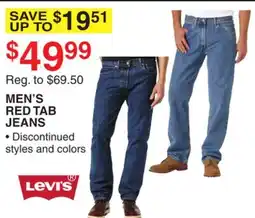 Dunham's Sports LEVI'S MEN'S RED TAB JEANS offer