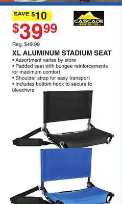 Dunham's Sports XL ALUMINUM STADIUM SEAT offer