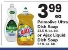 Safeway Palmolive Ultra Dish Soap or Ajax Liquid Dish Soap offer