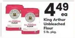 Safeway King Arthur Unbleached Flour offer