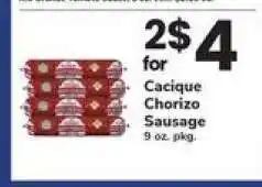 Safeway Cacique Chorizo Sausage offer