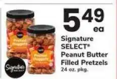 Safeway Signature SELECT Peanut Butter Filled Pretzels offer