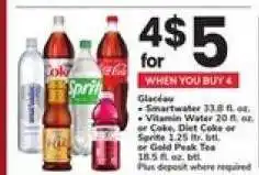 Safeway Glaceau, Coke, Diet Coke, Sprite, Gold Peak Tea offer