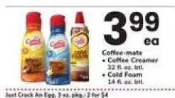 Safeway Coffee-mate Coffee Creamer & Cold Foam offer