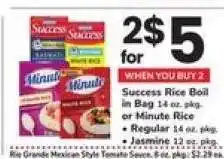 Safeway Success Rice Boil in Bag or Minute Rice offer