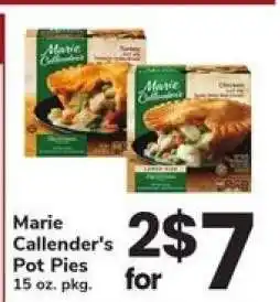 Safeway Marie Callender's Pot Pies offer