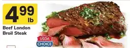 Safeway Beef London Broil Steak offer