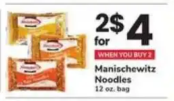 Safeway Manischewitz Noodles offer