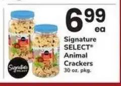 Safeway Signature Select Animal Crackers offer