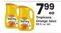 Safeway Tropicana Orange Juice offer