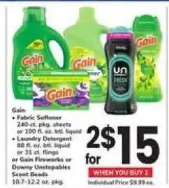 Safeway Gain Products offer