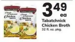 Safeway Tabatchnick Chicken Broth offer