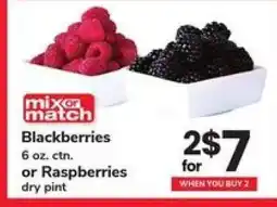 Safeway Blackberries or Raspberries offer