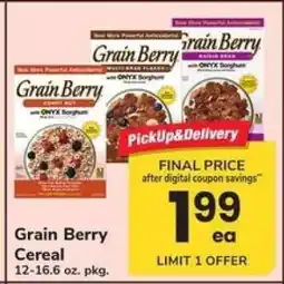 Safeway Grain Berry Cereal offer