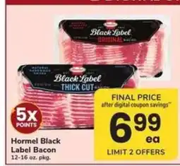 Safeway Hormel Black Label Bacon offer