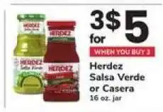 Safeway Herdez Salsa Verde or Casera offer